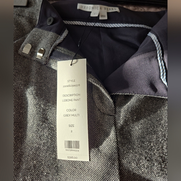 Veronica Beard Lebone Pant - Grey Multi - Picture 12 of 12